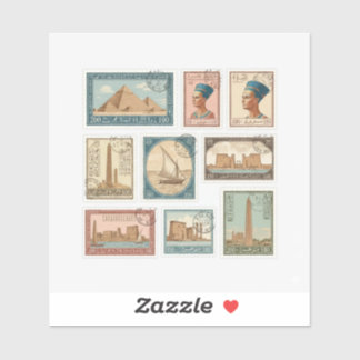 Pegatina Royal Egypt Stamp Collection