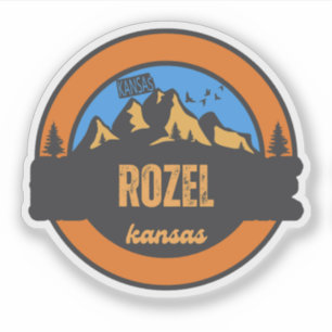 Pegatina Rozel, Kansas