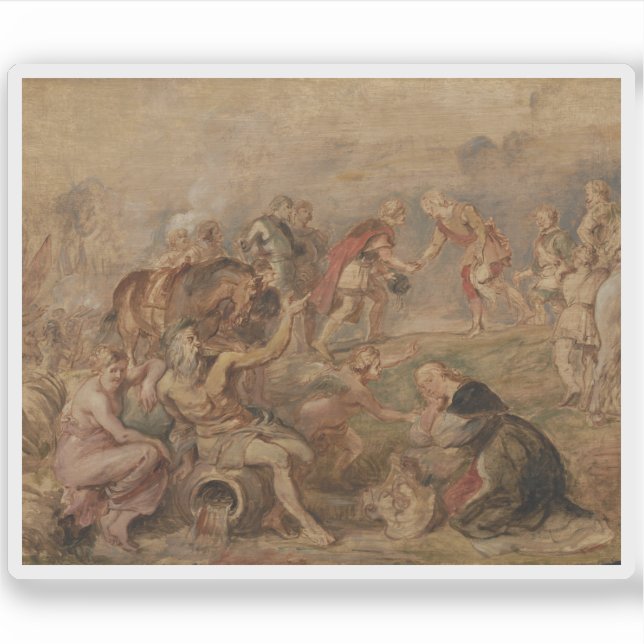 Pegatina Rubens - Fernando Infante de España en Nördlingen (Anverso)