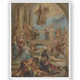 Pegatina Rubens - Los milagros de San Francisco de Paola