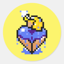 Pegatina rubio mojado