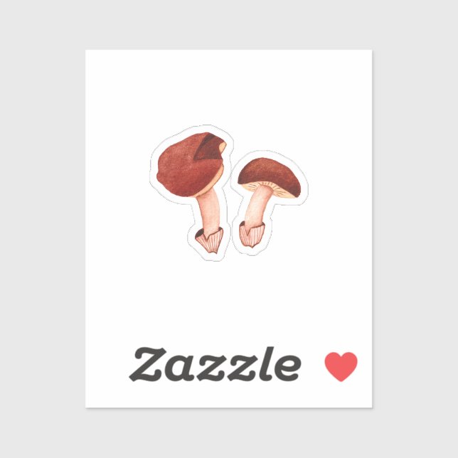 Pegatina Ruby Bolete (Hortiboletus rubellus) (Hoja)