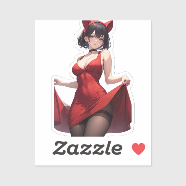 Pegatina Ruby Reverie (Hoja)