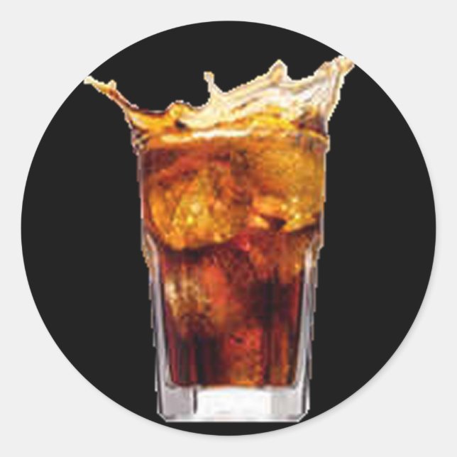 Pegatina Rum & Cola (Anverso)