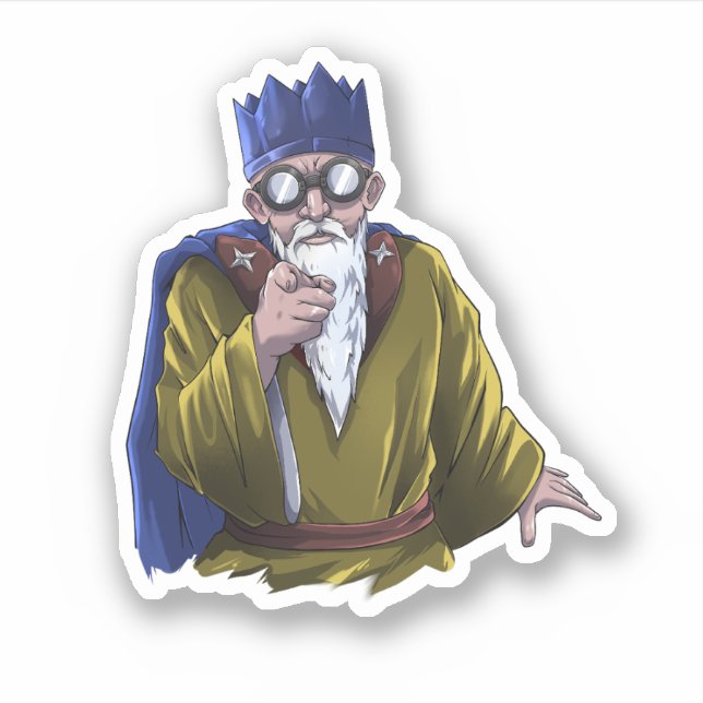 Pegatina Runescape de pista de la escuela antigua (Anverso)