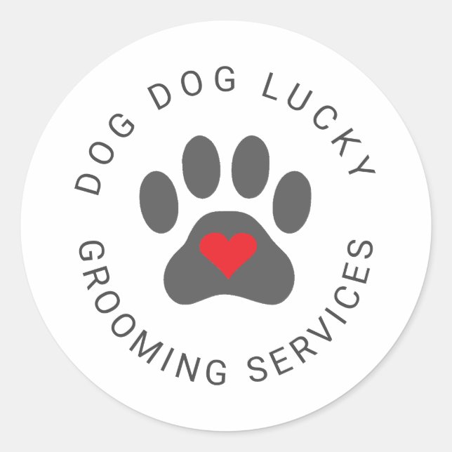 Pegatina rústico con dolor de corazón (Anverso)