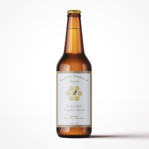 Pegatina Rústico de la Etiqueta de Botella de Carn