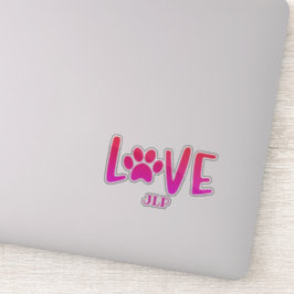 Pegatina Ruta de amor inicial