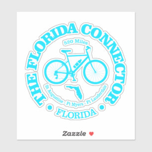 Pegatina Ruta del conector de Florida (ciclismo)