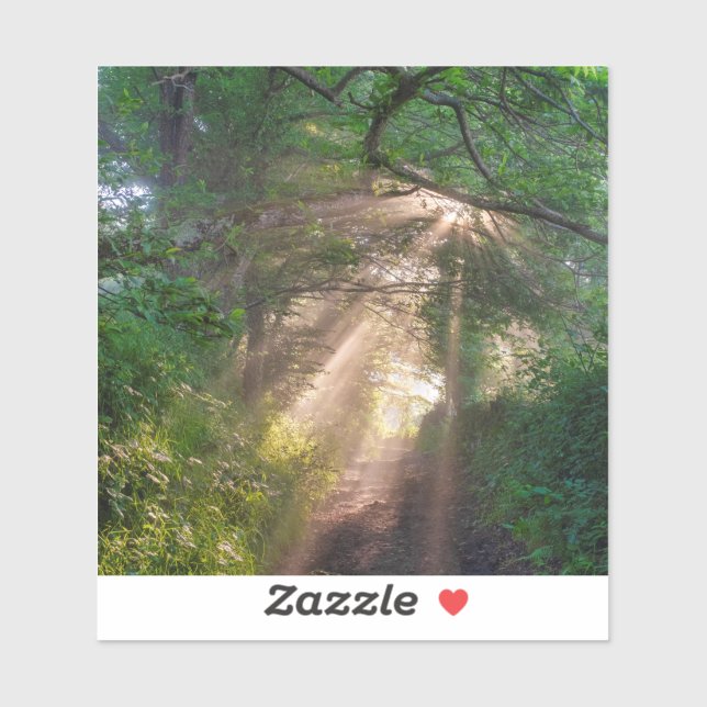 Pegatina Ruta forestal (Hoja)