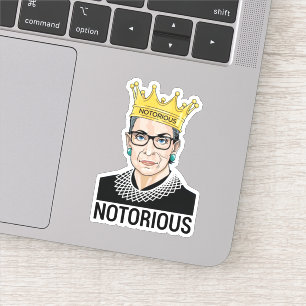 Pegatina Ruth Bader Ginsburg, célebre RBG