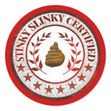 Pegatina RV certificado por Stinky Slinky