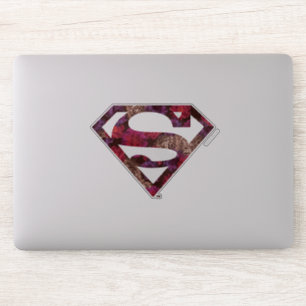 Pegatina S-Shield floral rosa