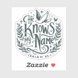 Pegatina Sabe mi nombre