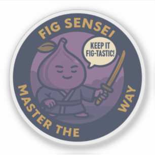 Pegatina Sabio Higo Adorable Sensei Japonés