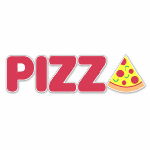 Pegatina Sabrosa lona del logo del restaurante italiano Piz