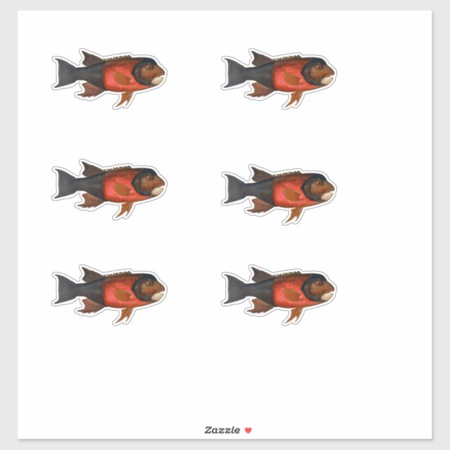 Pegatina Sacramento Pike por John L Petrie (Hoja)