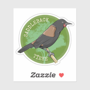 Pegatina Saddleback Tieke NZ