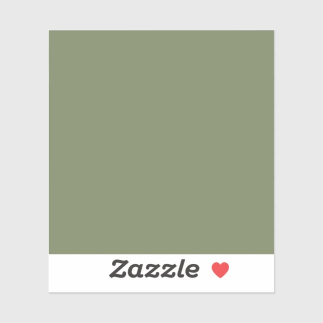 Pegatina Sage Green Color sólido (Hoja)