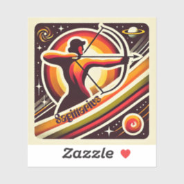 Pegatina Sagittarius Zodiac Personalizado-Pegatina de vinil