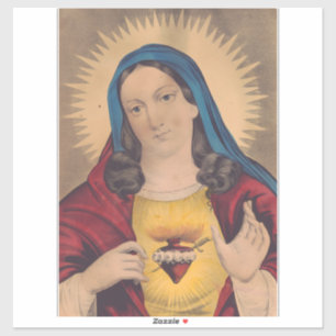 Pegatina Sagrado Corazón de María