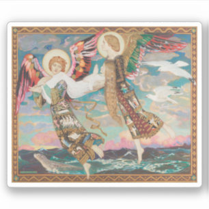 Pegatina Saint Bride, c. 1913 por John Duncan