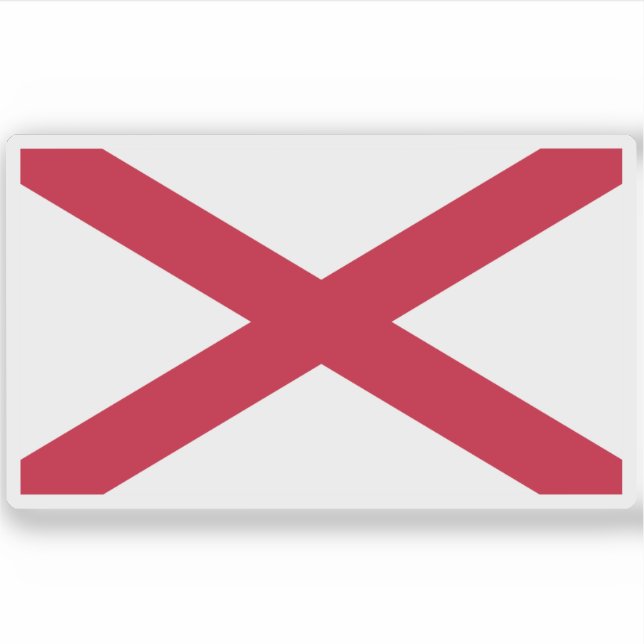 Pegatina Saint Patrick's Saltire (Anverso)