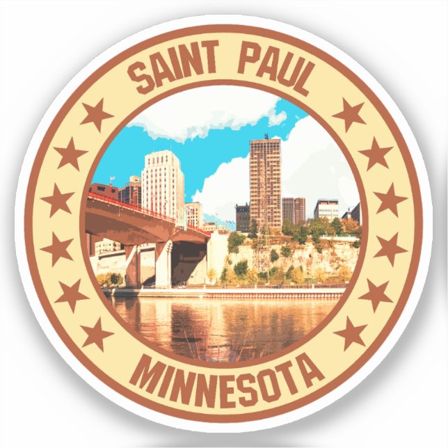 Pegatina Saint Paul (Anverso)