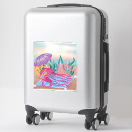 Pegatina Sala para niños con gafas de sol de medusas