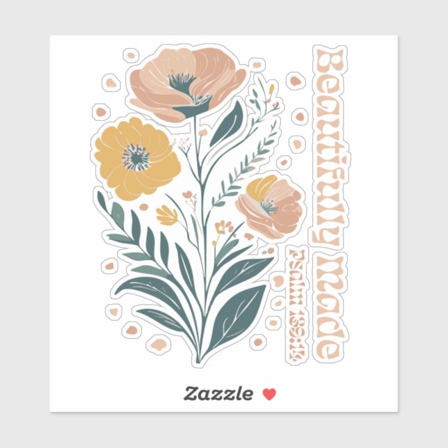 Pegatina Salm Boho Christian Inspirationa (Hoja)