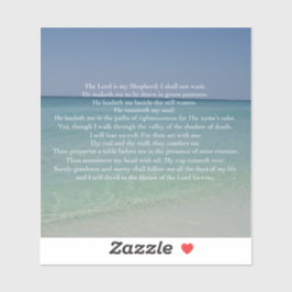 Pegatina Salmo 23 El Señor es mi Pastor Hermosa Playa