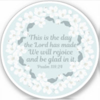 Salmo cristiano inspirador 118:24 Comprimido