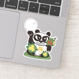 Pegatina Salud Panda Dios