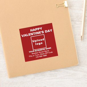 Pegatina Saludo de Business Valentine en Vinyl de la Plaza