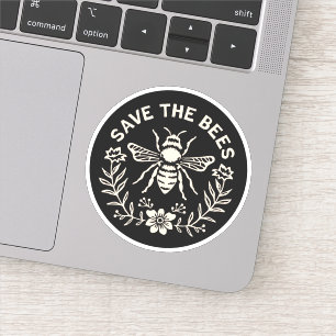 Pegatina Salvar a las abejas
