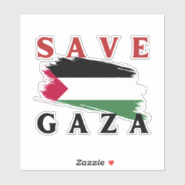 PEGATINA SALVAR GAZA