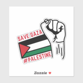 PEGATINA SALVAR PALESTINA SALVAR GAZA