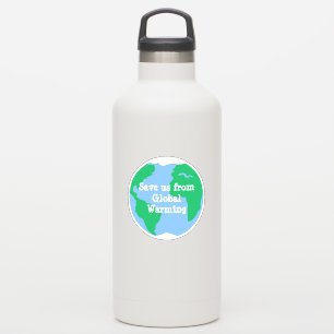 Pegatina Salvarnos del calentamiento global