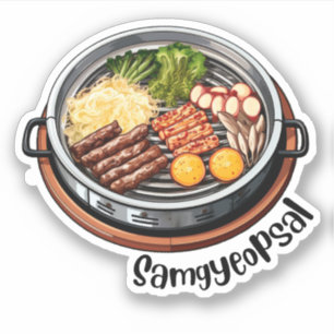 Pegatina Samgyeopsal coreana