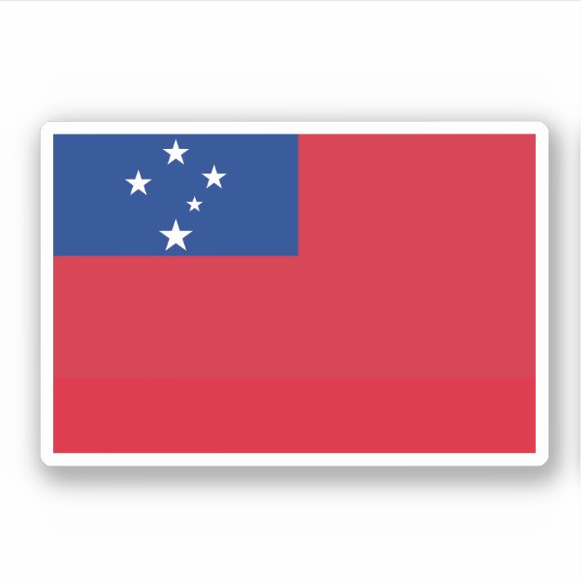 Pegatina Samoa (Anverso)