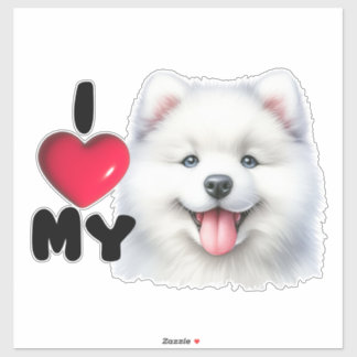 Pegatina Samoyed Squerido