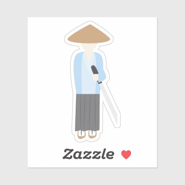 Pegatina Samurai (Hoja)