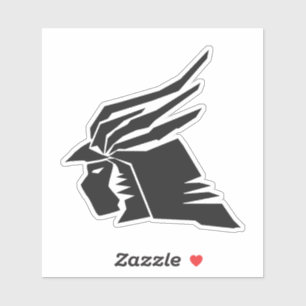 Pegatina Samurai Kabuto