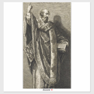 Pegatina San Cirilo de Confesor de Jerusalén