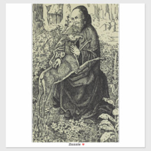 Pegatina San Gil el Ermitaño
