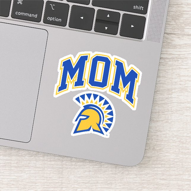 Pegatina San Jose State Spartans Mom (Detalle)