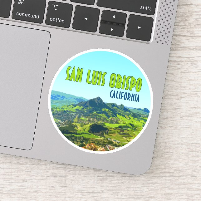 Pegatina San Luis Obispo California Vintage (Detalle)