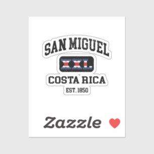 Pegatina San Miguel, Costa Rica - XXL Athletic