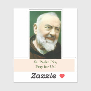 Pegatina San Padre Pío