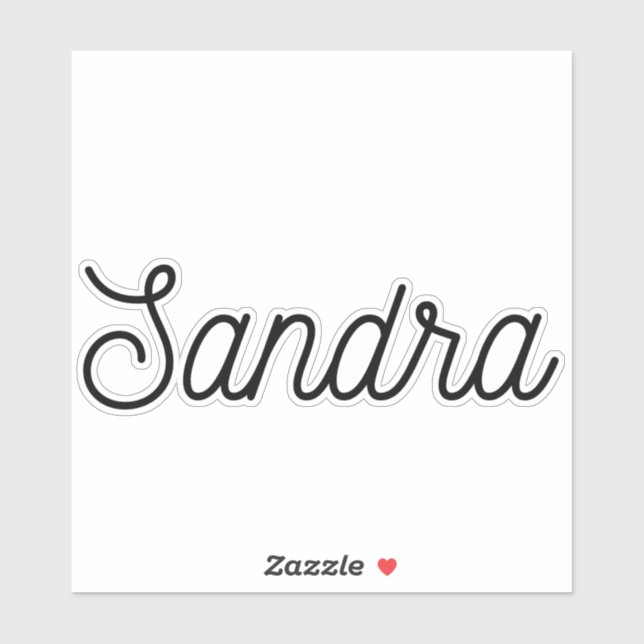 Pegatina Sandra (Hoja)